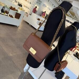 Marc Jacob The Plaza Pebbled Leather Shoulder Bag 4F5HSH011H01 Cognac $495